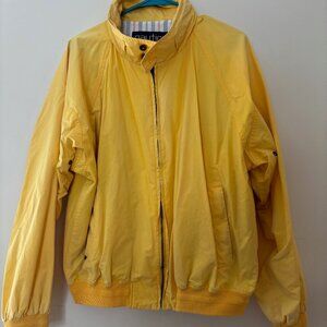 Yellow Nautica Members-Only Style Jacket